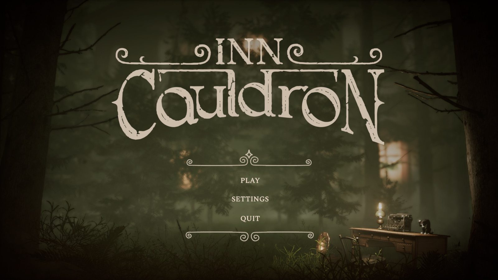 Main menu of Cauldron Inn